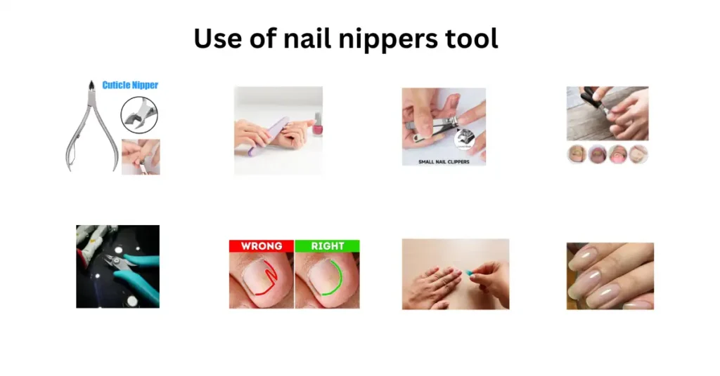 How to use the nail nippers tool?