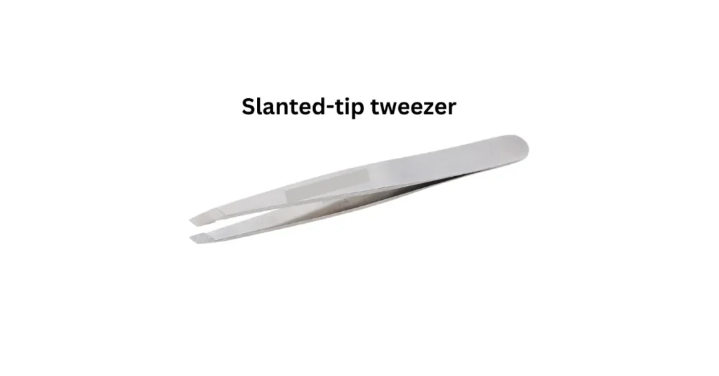 Slanted-tip tweezers