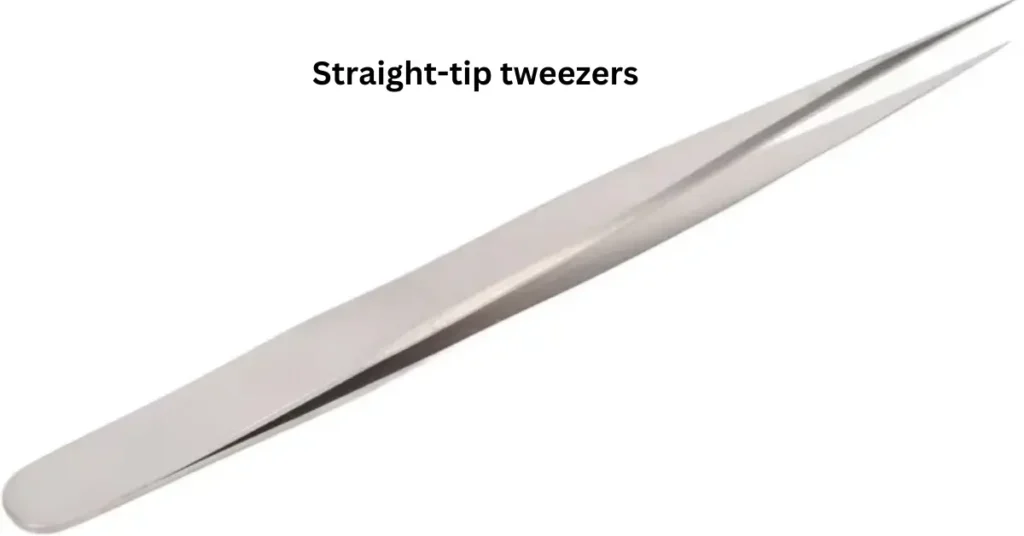 Straight-tip tweezers