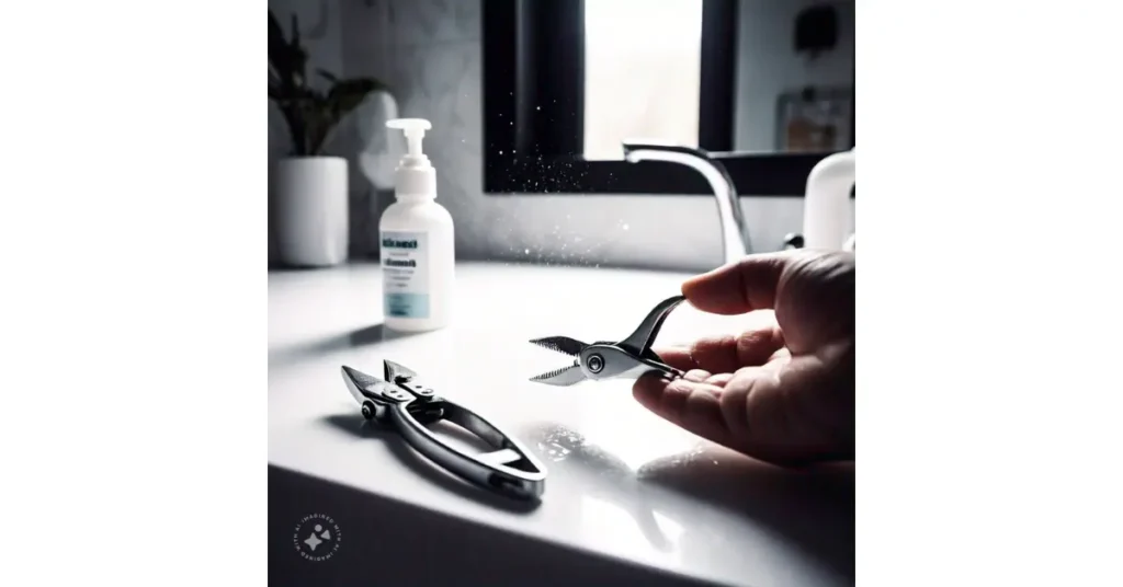 Sanitize your nail clippers after each use