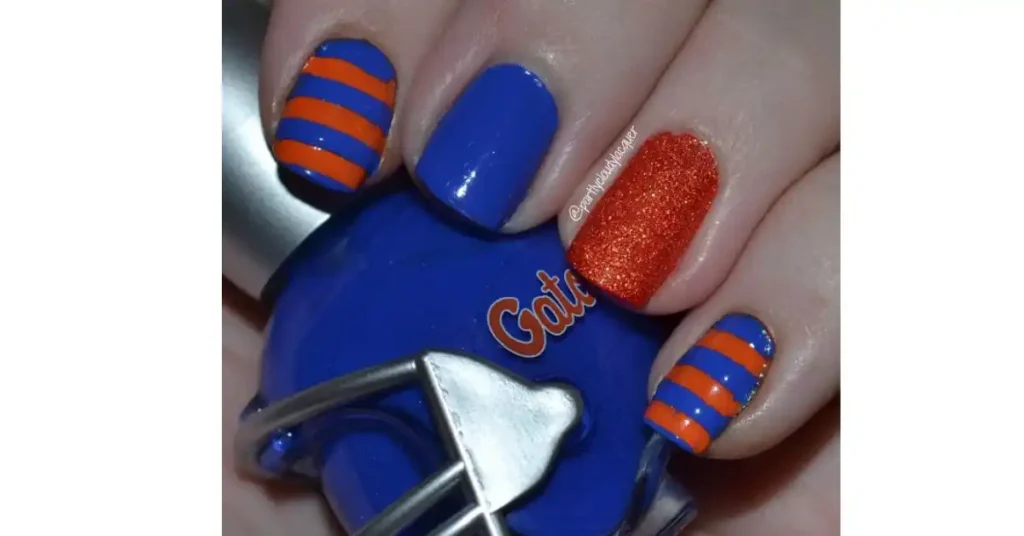 90. Gator City acrylic nails