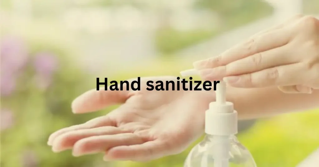 Hand sanitizer and cleaning products