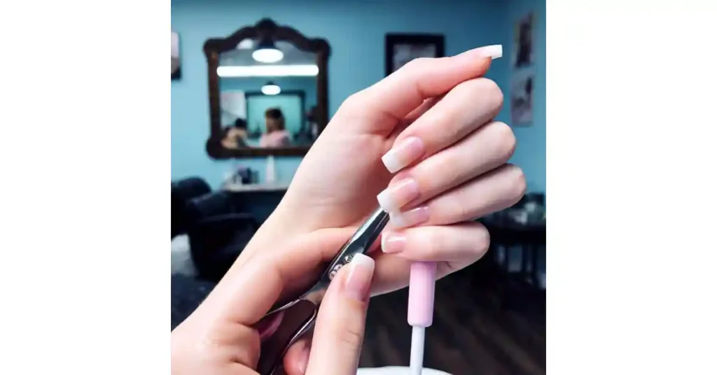 DIY Acrylic Nail Cutting